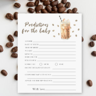Lámina Ducha para bebé de café - predicciones y consejos