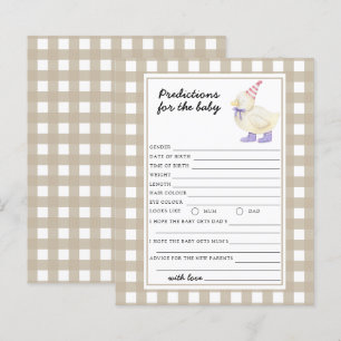 Lámina Ducha para bebé - predicciones y consejos para beb