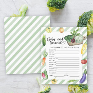 Lámina Ducha para bebé vegetariano - Juego de estribillos