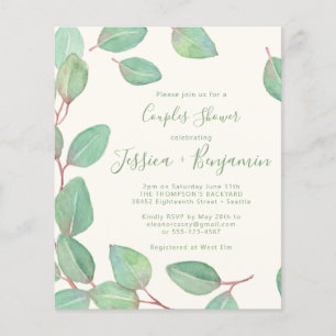 Lámina Ducha Pareja Eucalyptus Greenery de Diseño Presupu