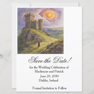 Lámina Duende Antigua Irlanda Bajo el Cielo, Guarda la Fe