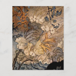 Lámina “Duendes del Viento” de Arthur Rackham
