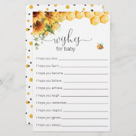 Lámina Dulce Como Puede Ser Los Deseos De Baby Shower Par