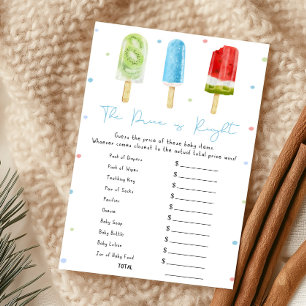 Lámina Dulce de Paleta Azul para Baby Shower El Precio es