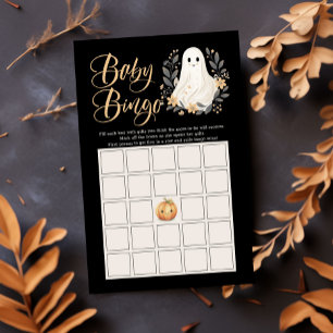 Lámina Dulce juego de bingo de baby shower de Halloween d