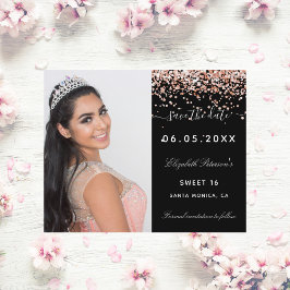 Lámina Dulce presupuestal 16 foto de rosa negro Guardar l