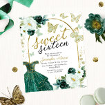 Lámina Dulce presupuestal 16 Invitación Vestido floral Ma<br><div class="desc">Adorable, floral de color verde esmeralda, dulces invitaciones para fiestas de 16 años. Fácil de personalizar con tus detalles. Por favor, contacte conmigo a través del chat si tiene preguntas sobre el trabajo artístico o necesita personalización. Compruebe la colección para ver más elementos. NOTA: Para obtener ayuda sobre pedidos, envío,...</div>