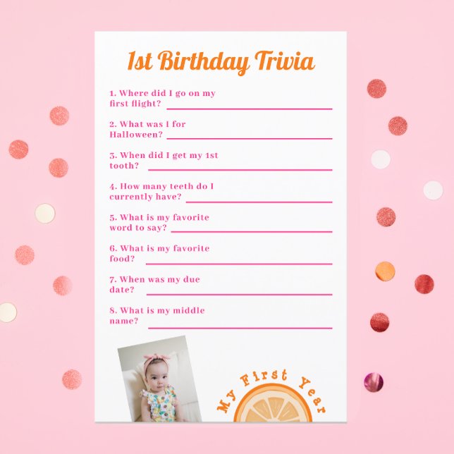 Lámina Dulce primer juego de la Trivia de Cumpleaños (Subido por el creador)