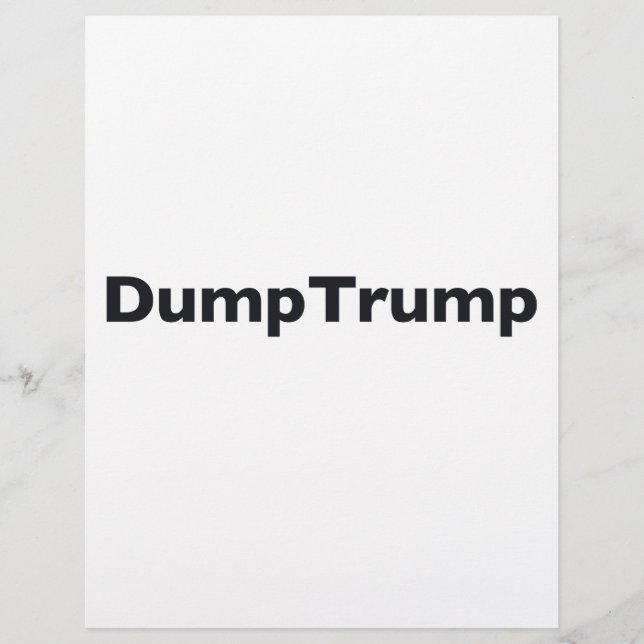 Lámina DumpTrump (Anverso)