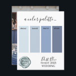 Lámina Dust Blue Boda colores Palette Card 2023<br><div class="desc">Dust Blue Boda colores Palette Card 2023</div>