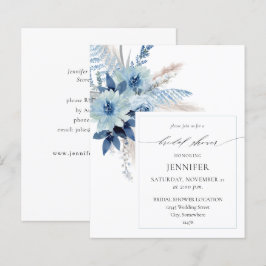 Lámina Duste presupuesto Blue Boho Floral Bridal Shower 2