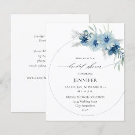 Lámina Duste presupuesto Blue Boho Floral Ring Bridal Sho