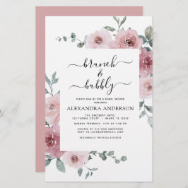 Lámina Duste presupuesto Brunch rosado y ducha Bubbly Bri