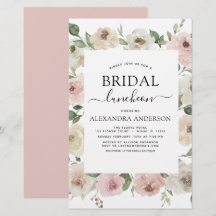 Duste presupuesto ducha de novia rosa rosa chispor