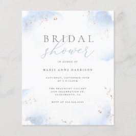 Lámina Duste presupuesto Ombre Azul Ombre Oro Polvo Ducha