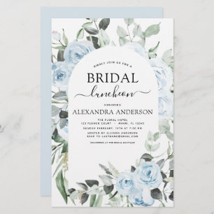 Lámina Dusty Blue Bridal Shower Luncheon