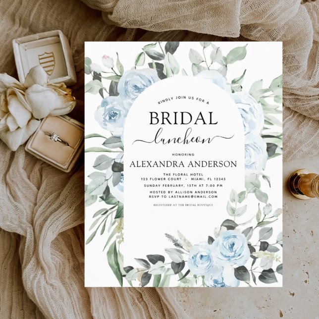 Lámina Dusty Blue Bridal Shower Luncheon (Subido por el creador)