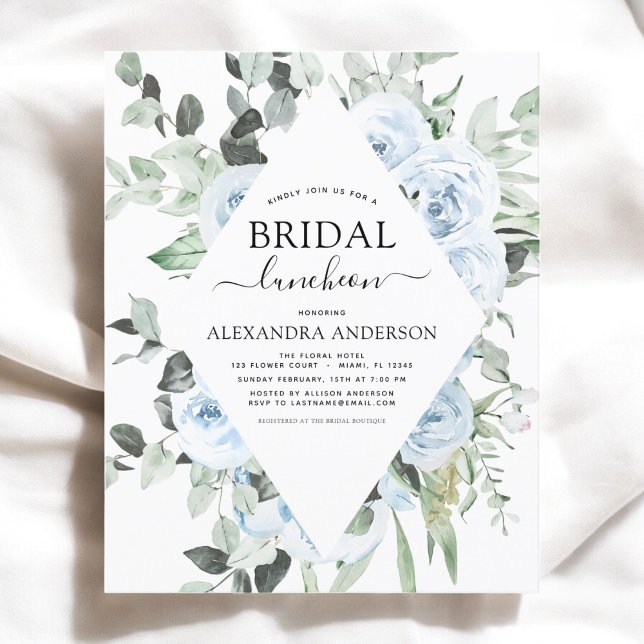 Lámina Dusty Blue Bridal Shower Luncheon (Subido por el creador)