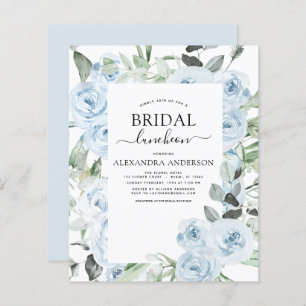 Lámina Dusty Blue Bridal Shower Luncheon