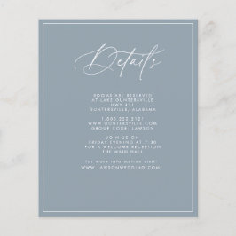 Lámina Dusty Blue Details Card