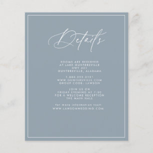 Lámina Dusty Blue Details Card