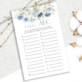 Lámina DUSTY Blue Hydrange Baby Shower Baby Item Juego AB