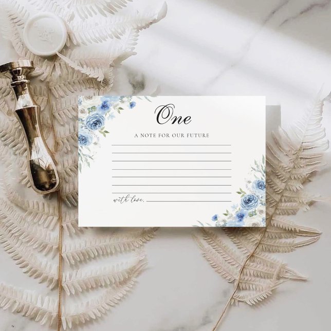 Lámina Dusty Blue Ivory Note for future Card (Subido por el creador)