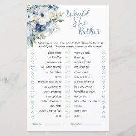 Lámina Dusty Blue Prefiere Un Juego De Ducha De Novias