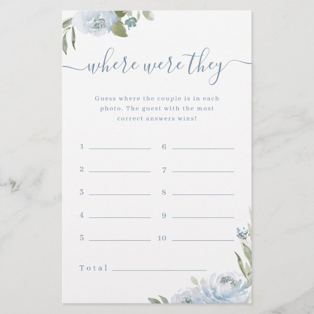 Lámina Dusty floral donde estaban los juegos de ducha de  (Anverso)