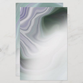 Lámina Dusty Sage Jade Green Agate Blank Stationery