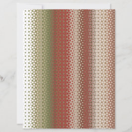 Lámina Earthy Red-Green Abstract Scrapbooking Paper