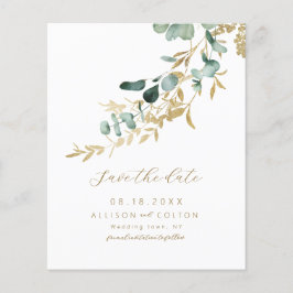 Lámina Ecalipto rústico sage verde vegetación boho presup