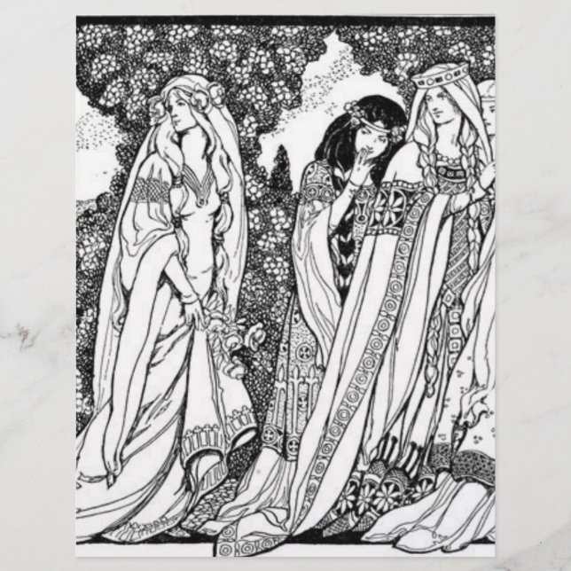 Lámina Edad Media de la Moda (Anverso)