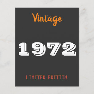 Lámina Edición limitada de Vintage 1972 - 54ª edición per