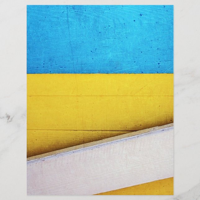 Lámina Edificio golpeado - Abstracto minimalista de STayl (Anverso)