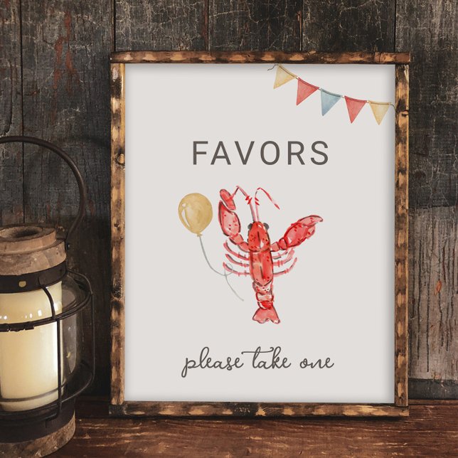 Lámina Editable Crawfish Party Favor Sign (Subido por el creador)