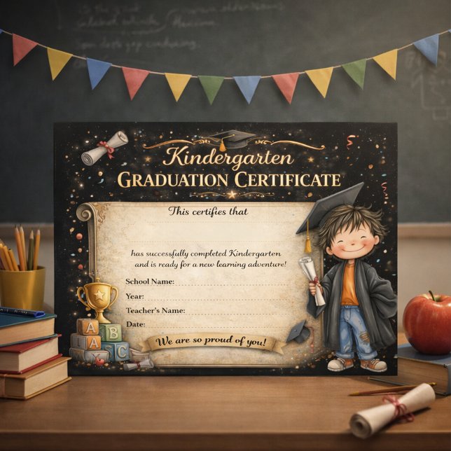 Lámina Editable Kindergarten Graduation Celebration  (Subido por el creador)