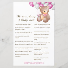 Lámina Editable que conoce mejor a mamá y papá