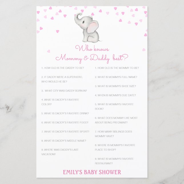 Lámina Editable que conoce mejor a mamá y papá (Anverso)