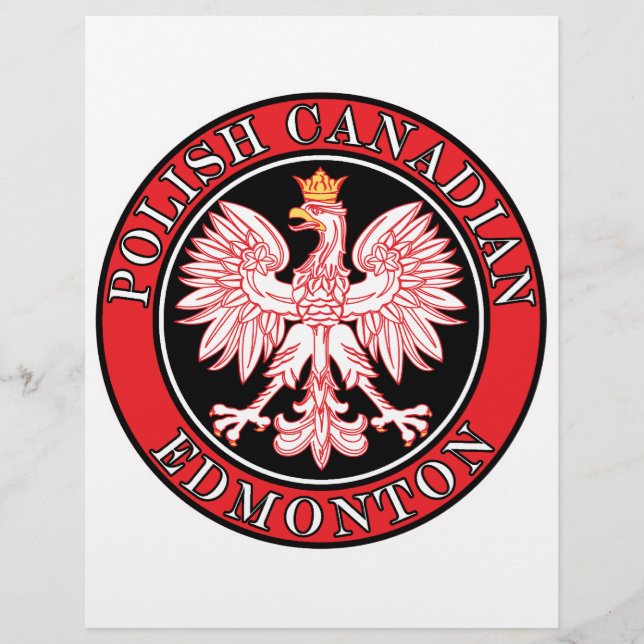 Lámina Edmonton Polaco Eagle (Anverso)