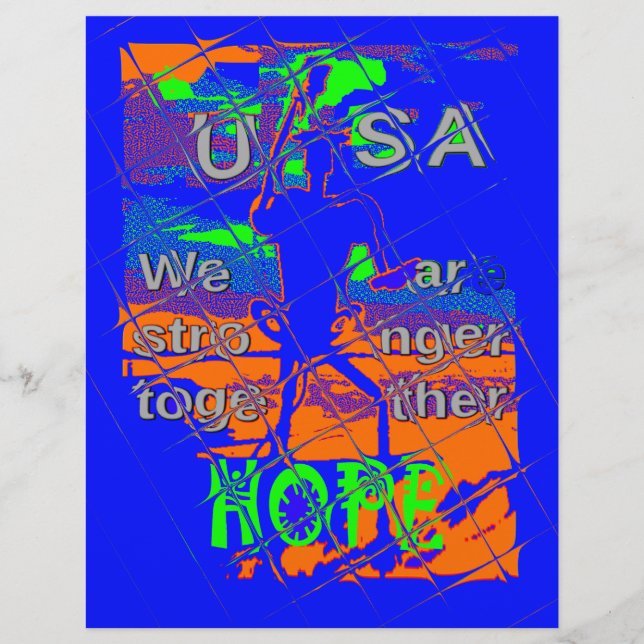 Lámina EE.UU. Hillary Hope We Are Strand (Anverso)