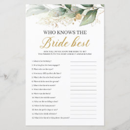 Lámina Eeucalipto verde que conoce mejor juego de novias