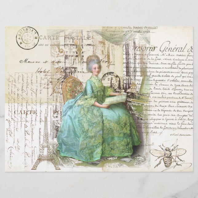 Lámina Efema Real del Siglo XVIII (Anverso)