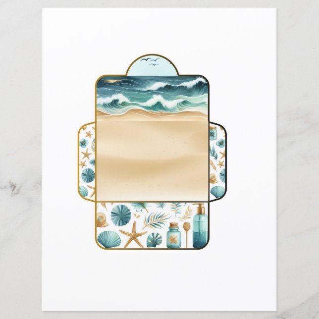 Lámina Efímera Sobre Mini Scrapbooking Decoupage (Anverso)