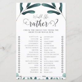 Lámina Ejemplo de ecología Eucalyptus Nodal Shower Game