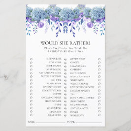 Lámina Ejemplo juego de ducha de novia Purple Floral Gard