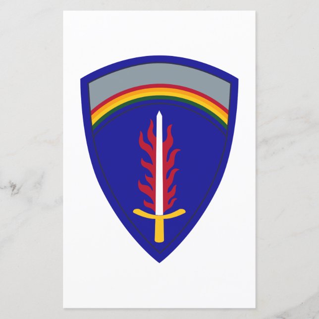 Lámina Ejército Europa USAREUR (Anverso)