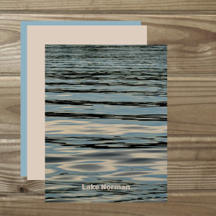 Lámina El agua del lago Rippling Papel de cuaderno beige