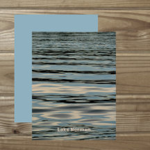 El agua del lago Rippling Papel de cuaderno beige 