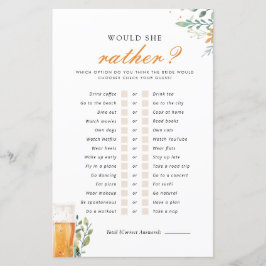 Lámina El amor a la cerveza se está preparando, preferirí